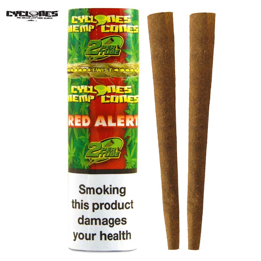  Cyclones Wrap Hemp Cones - Red Alert