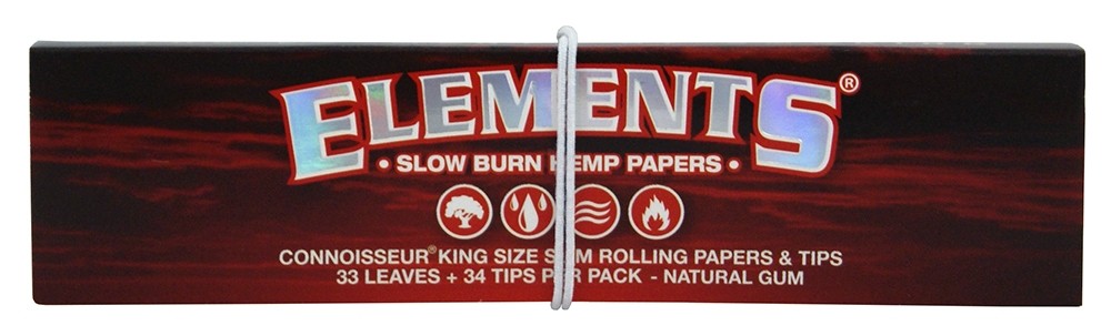 Elements Red Connoisseur King Size - Librillo 