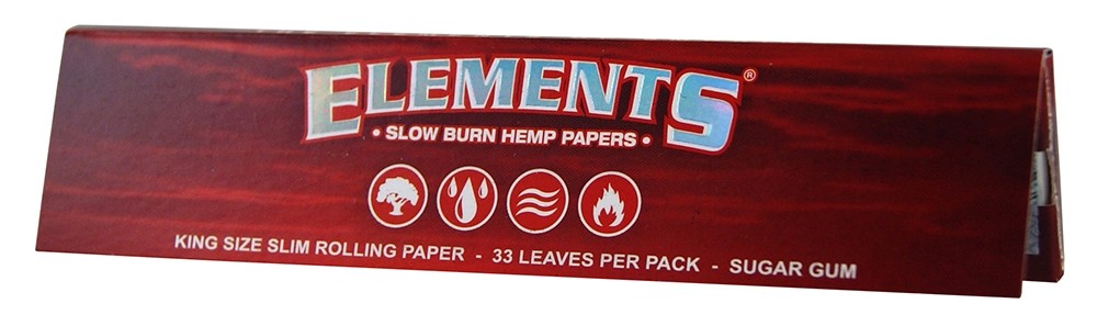 Librillo Elements Red King Size Slim 