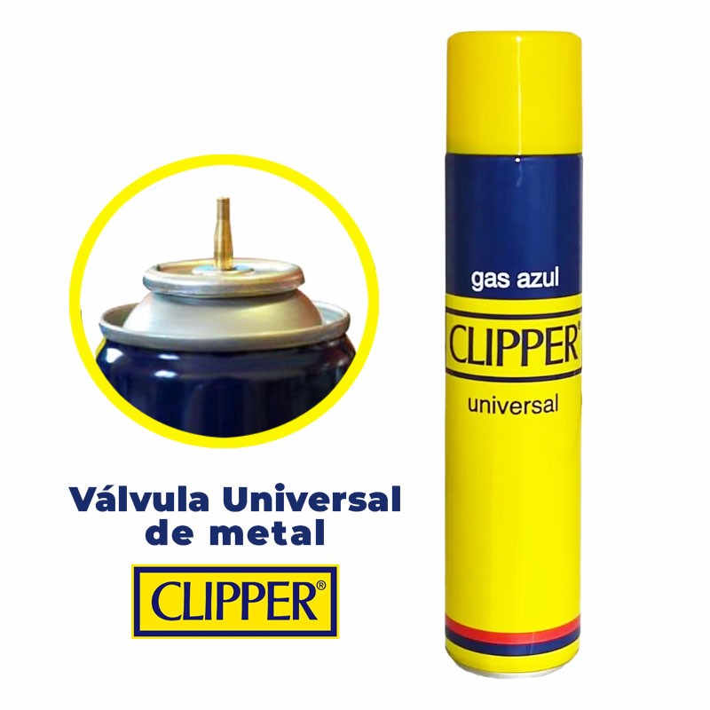 Gas Clipper 300ml Valvula de Metal
