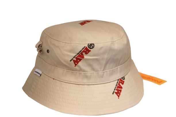 Raw Bucket Hat Beige