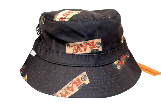  Raw Bucket Hat Black 