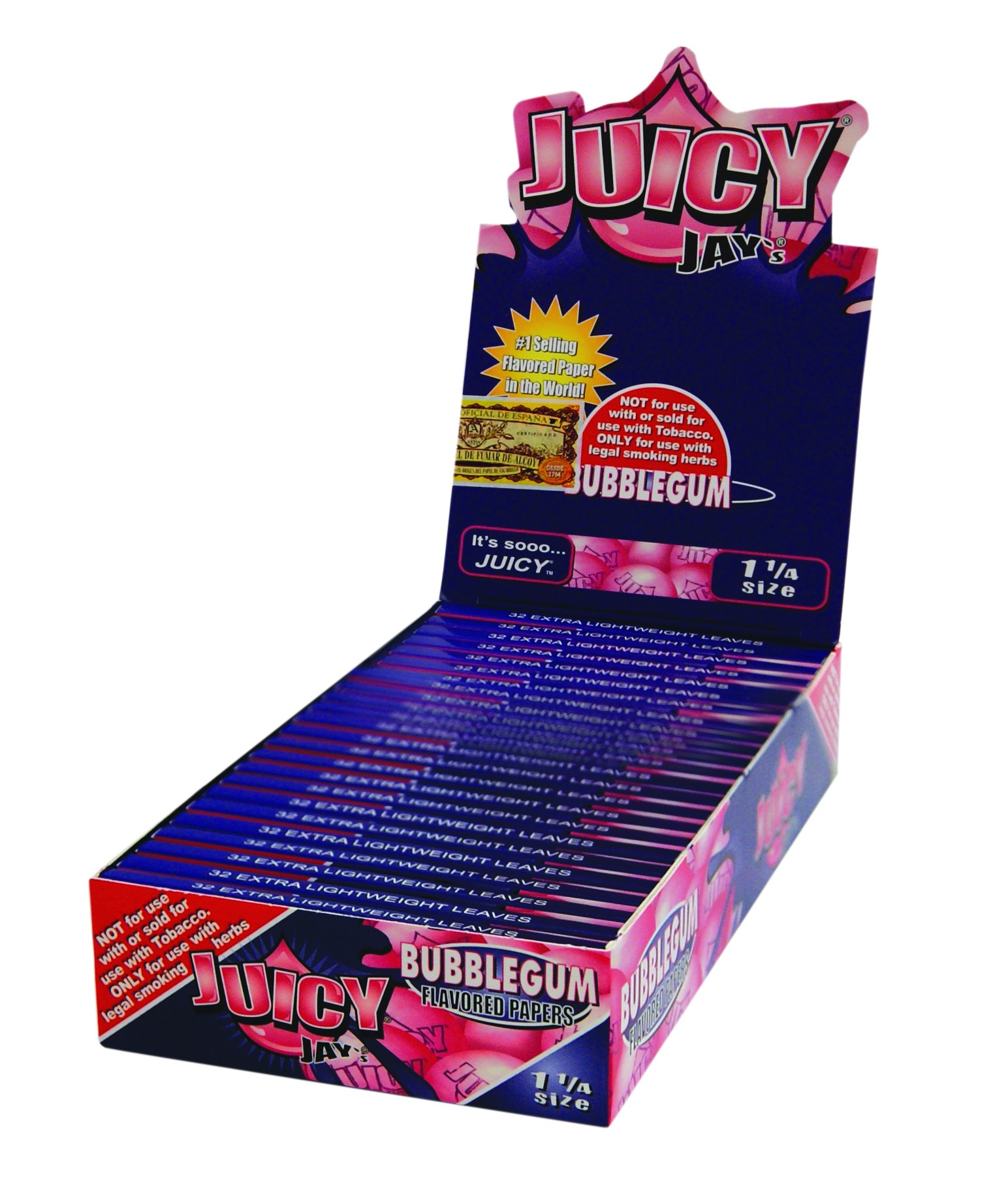 Juicy Jay´s 1 ¼ - Bubblegum