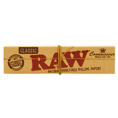 Caja libirllos papel de liar Raw Connoisseur King Size Slim Classic
