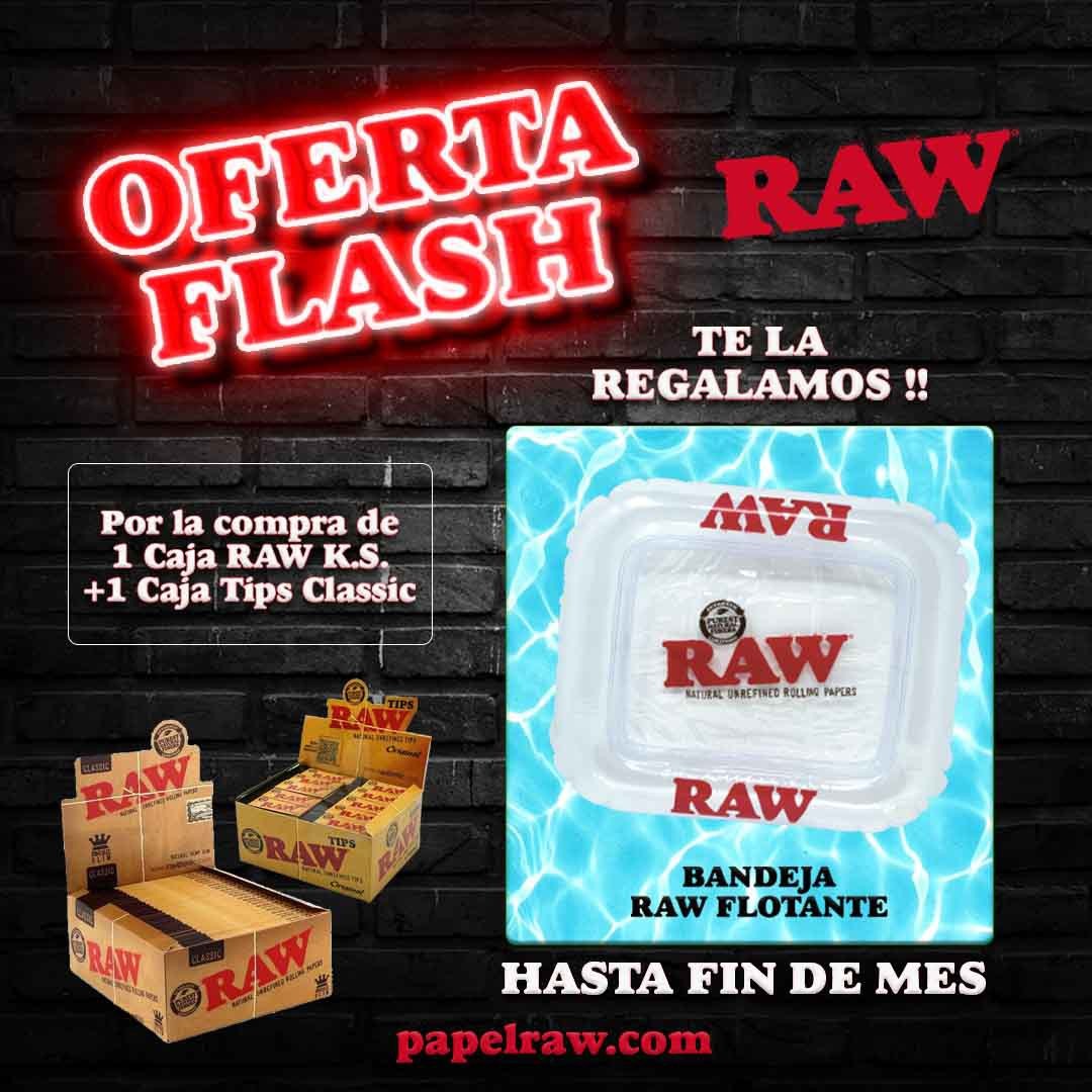 Raw King Size Slim + Raw Tips = Regalo Bandeja Flotante RAW