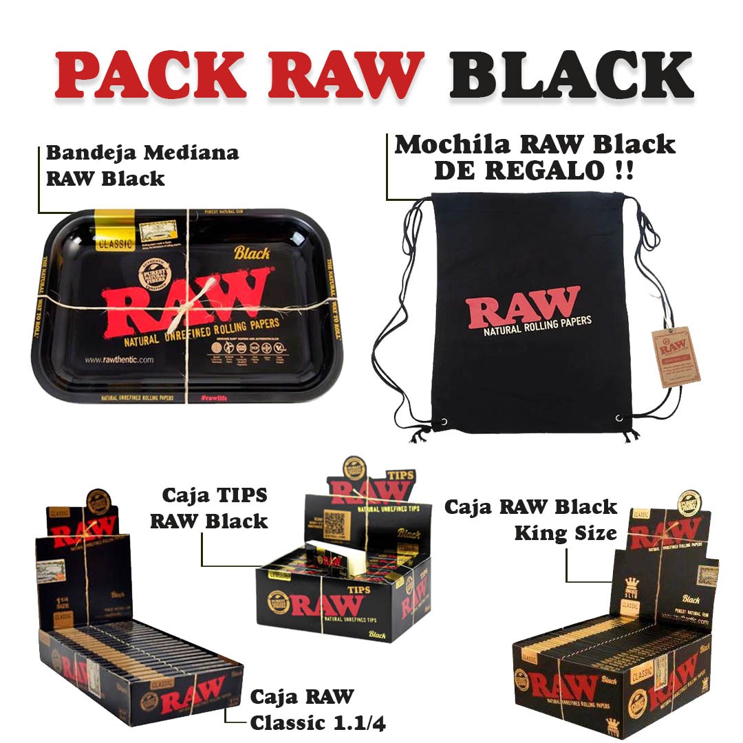 comprar pack raw black