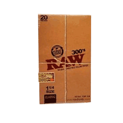 caja raw 300¨s 20 librillos