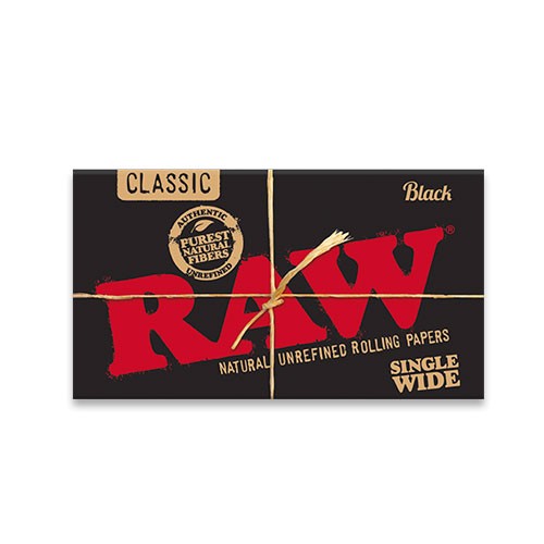 Raw Black Single Wide Double (25) 