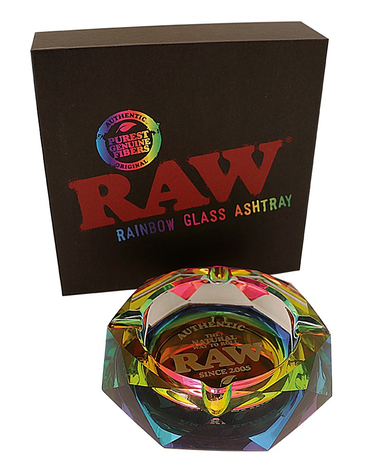 Raw Cenicero Cristal Rainbow