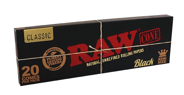 Venta conos raw black king size