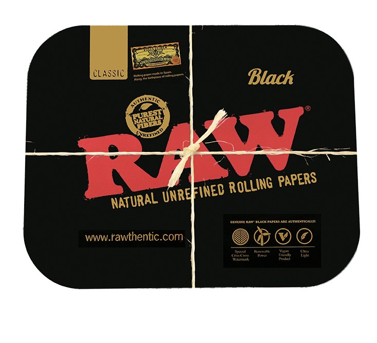 Raw Tapa Magnetica Black Mediana