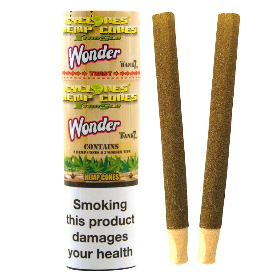 Cyclones Xtra Slow Wrap Hemp Cones - Wonder Berry