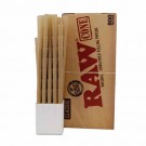  RAW Papel de liar clásico natural sin refinar de 2.756 in,  tamaño único ancho, 100 hojas por paquete, (3 paquetes) : Salud y Hogar