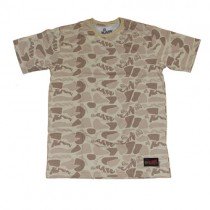 Camiseta Raw Brazil Camuflaje Beige
