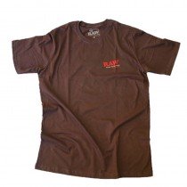 Camiseta Raw Brazil Livin Marrón