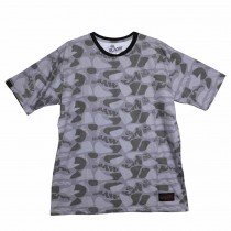 Camiseta Raw Brazil Camuflaje Gris