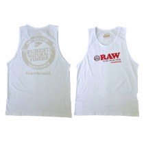 Raw Camiseta Tirantes Brazil Blanca