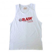Raw Camiseta Tirantes Brazil Blanca
