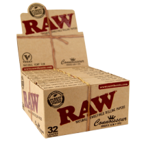 caja papel fumar RAW connosieur