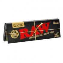 papel de fumar raw black