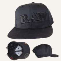 Raw Gorra Black Logo + Poker 