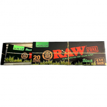 Raw Black Organico Conos 1/4 - 20 Unidades
