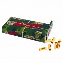 Caja Metal Camuflaje 100 Filtros Pre Rolled RAW