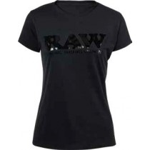 Camiseta Raw Mujer Black Black 