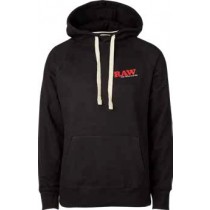 Sudadera Raw negra para hombre 