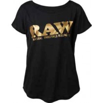 Rpxraw Girl Shirt Black Gold