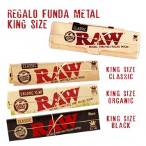 Raw Tripack King Size+ Funda Metal KS