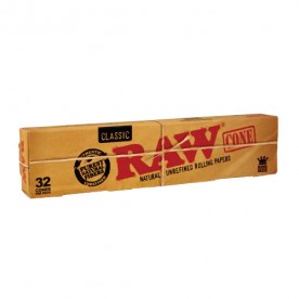 Raw King Size Classic Cone Box (32 pcs)