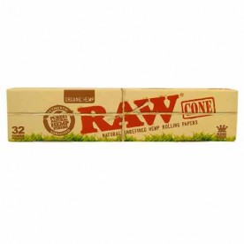 Raw Caja King Size Conos Organico (32 pcs)