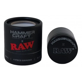 Grinder Raw X Hammercraft - 4 partes Negro