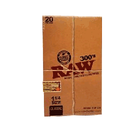 Raw 1 ¼ 300's Classic Caja 20 Libritos 