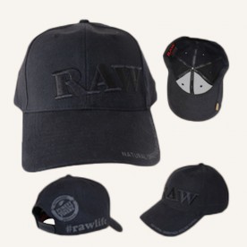 Raw Gorra Black on Black + Poker 