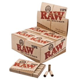 Caja Raw filtros pre rolled