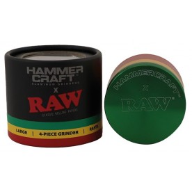 Grinder Raw X Hammercraft - 4 partes Rasta