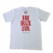 Camiseta Raw Brazil Livin Blanco