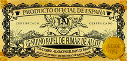 Papel de fumar genuino