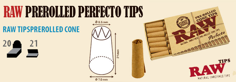 raw tips prerrolled perfecto